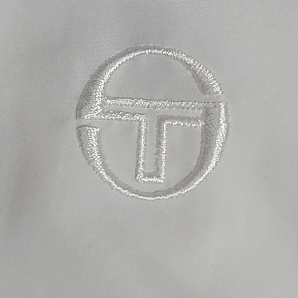 Vintage Sergio Tacchini Track Jacket Women’s M White Colorblock 80s 90s Tennis.